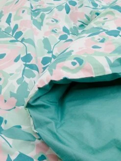 Perkal-Bettwäsche-Set In Türkis/ Rosa 9 Perkal-Bettwäsche-Set In Türkis/ Rosa -Möbel Store avance perkal bettwasche set in turkis rosa 2