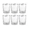 6x Gläser Mit Silberrand 345ml UPSCALE In Silber 1 6x Gläser Mit Silberrand 345ml UPSCALE In Silber -Möbel Store butlers 6x glaser mit silberrand 345ml upscale in silber