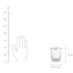 6x Gläser Mit Silberrand 345ml UPSCALE In Silber 10 6x Gläser Mit Silberrand 345ml UPSCALE In Silber -Möbel Store butlers 6x glaser mit silberrand 345ml upscale in silber 3