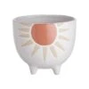 Blumentopf Ø16cm SUNNY-SIDE In Creme 1 Blumentopf Ø16cm SUNNY-SIDE In Creme -Möbel Store butlers blumentopf o16cm sunny side in creme