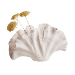 Deko-Objekt Blatt Höhe 21cm GINKGO In Creme 9 Deko-Objekt Blatt Höhe 21cm GINKGO In Creme -Möbel Store butlers deko objekt blatt hohe 21cm ginkgo in creme 2