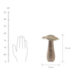 Deko-Pilz Höhe 19cm HARVEST SPLENDOR In Gold 8 Deko-Pilz Höhe 19cm HARVEST SPLENDOR In Gold -Möbel Store butlers deko pilz hohe 19cm harvest splendor in gold 2