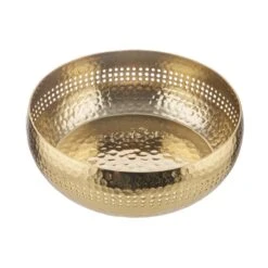 Deko-Schale Mit Lochrand Ø27cm BALI In Gold 10 Deko-Schale Mit Lochrand Ø27cm BALI In Gold -Möbel Store butlers deko schale mit lochrand o27cm bali in gold 3