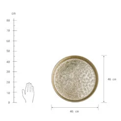 Deko Tablett Ø46cm ORIENTAL LOUNGE In Gold 9 Deko Tablett Ø46cm ORIENTAL LOUNGE In Gold -Möbel Store butlers deko tablett o46cm oriental lounge in gold 2