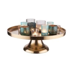 Deko-Teller Mit Fuß Ø50cm BANQUET In Gold 13 Deko-Teller Mit Fuß Ø50cm BANQUET In Gold -Möbel Store butlers deko teller mit fuss o50cm banquet in gold 5