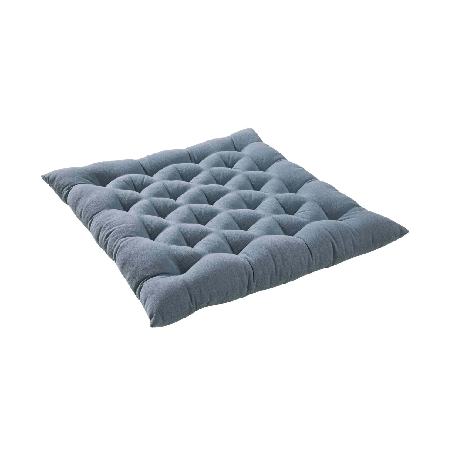 Futonkissen L 42 X B 42cm SOLID In Blau 4 Futonkissen L 42 X B 42cm SOLID In Blau – Bild 3