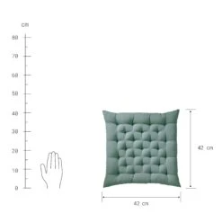 Futonkissen L 42 X B 42cm SOLID In Salbei -Möbel Store butlers futonkissen l 42 x b 42cm solid in salbei 3