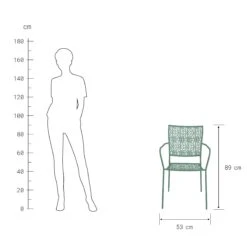 Gartenstuhl Stapelbar NANCY In Salbei 11 Gartenstuhl Stapelbar NANCY In Salbei -Möbel Store butlers gartenstuhl stapelbar nancy in salbei 2