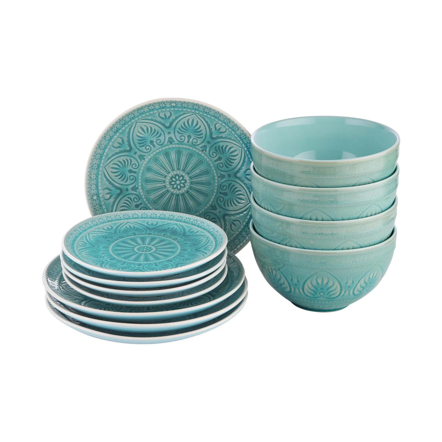 Geschirr-Set 12-tlg. SUMATRA In Türkis 3 Geschirr-Set 12-tlg. SUMATRA In Türkis