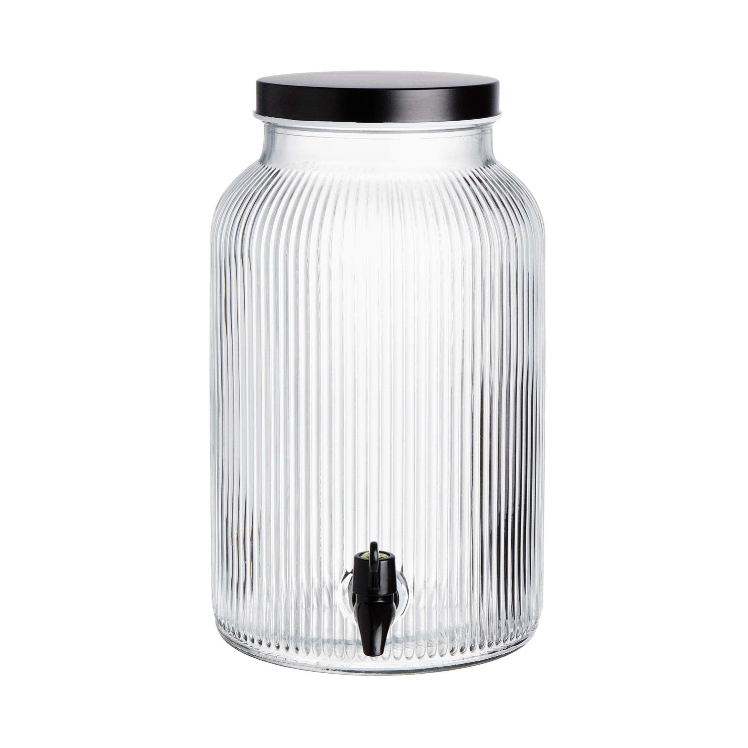 Getränkespender Mit Ständer 2 Tlg. FOUNTAIN In Transparent-Schwarz 8 Getränkespender Mit Ständer 2 Tlg. FOUNTAIN In Transparent-Schwarz – Bild 6