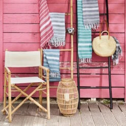 Hamamtuch L 170 X B 90cm SURFSIDE In Türkis 13 Hamamtuch L 170 X B 90cm SURFSIDE In Türkis -Möbel Store butlers hamamtuch l 170 x b 90cm surfside in turkis 5