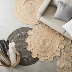 Hanf-Teppich Ø110cm ALL NATURE In Natur 18 Hanf-Teppich Ø110cm ALL NATURE In Natur -Möbel Store butlers hanf teppich o110cm all nature in natur 7