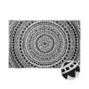 In- & Outdoor-Teppich Circles L 180 X B 118cm COLOUR CLASH In Schwarz-Weiß 1 In- & Outdoor-Teppich Circles L 180 X B 118cm COLOUR CLASH In Schwarz-Weiß -Möbel Store butlers in and outdoor teppich circles l 180 x b 118cm colour clash in schwarz weiss