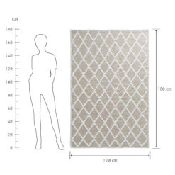 In- & Outdoor-Teppich Rauten L 180 X B 118cm COLOUR CLASH In Natur 14 In- & Outdoor-Teppich Rauten L 180 X B 118cm COLOUR CLASH In Natur -Möbel Store butlers in and outdoor teppich rauten l 180 x b 118cm colour clash in natur 3