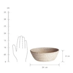 Korb Rund Ø24cm RONDA In Natur 9 Korb Rund Ø24cm RONDA In Natur -Möbel Store butlers korb rund o24cm ronda in natur 2