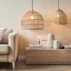 Lampenschirm Ø49cm CORBELLE In Natur 19 Lampenschirm Ø49cm CORBELLE In Natur -Möbel Store butlers lampenschirm o49cm corbelle in natur 7