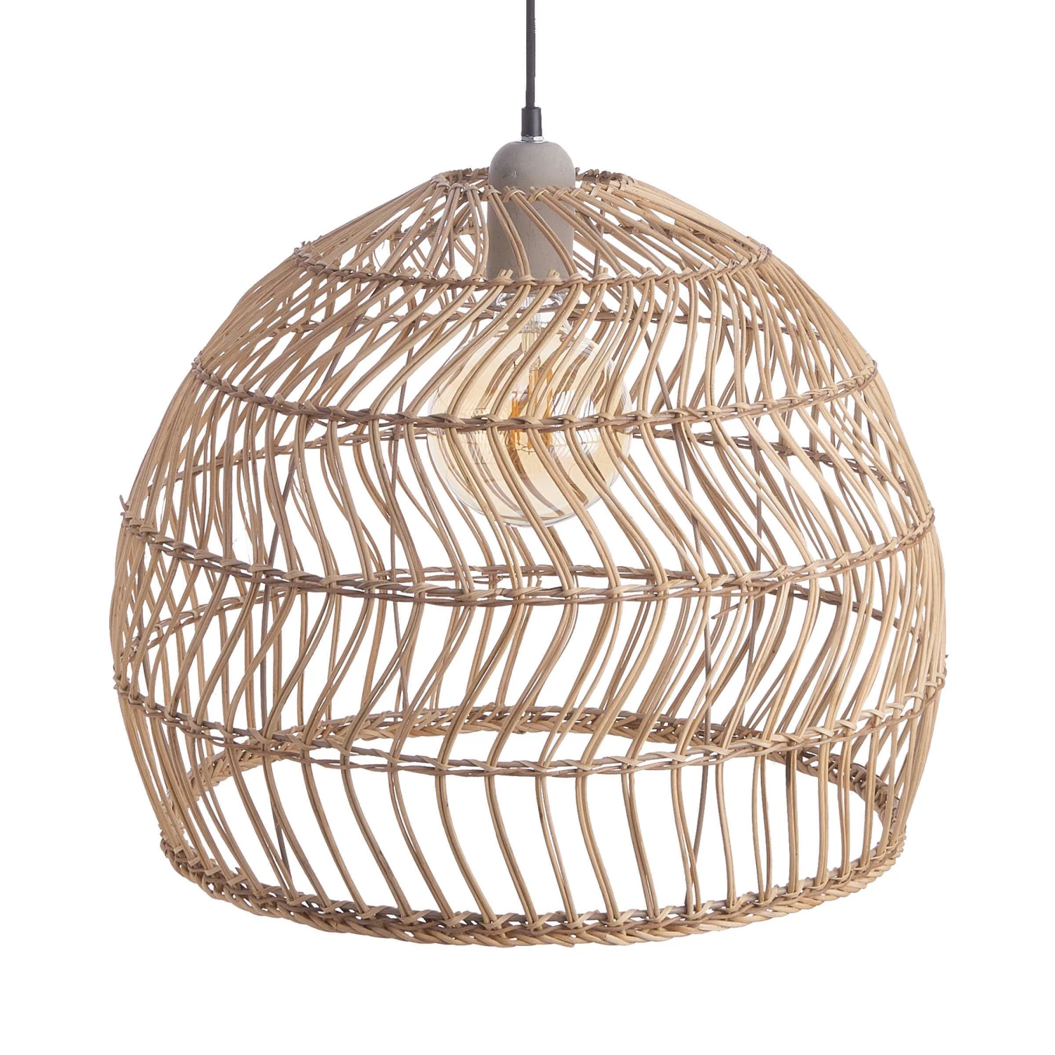 Lampenschirm Ø49cm CORBELLE In Natur 3 Lampenschirm Ø49cm CORBELLE In Natur