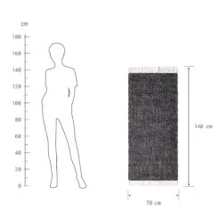 Läufer Rauten L 140 X B 70cm ETHNO LODGE In Schwarz-Natur 9 Läufer Rauten L 140 X B 70cm ETHNO LODGE In Schwarz-Natur -Möbel Store butlers laufer rauten l 140 x b 70cm ethno lodge in schwarz natur 2