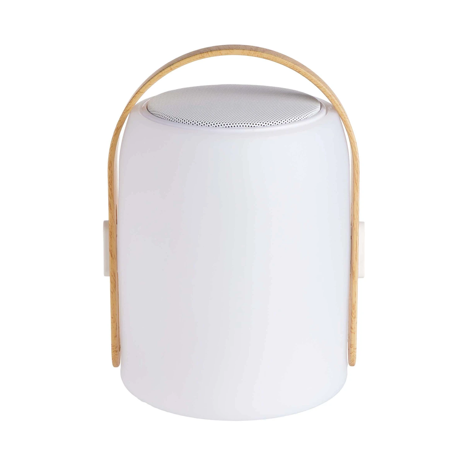 LED Leuchte Mit Bluetooth® Und Farbwechsel SOUND LOUNGE In Weiß-Hellbraun 14 LED Leuchte Mit Bluetooth® Und Farbwechsel SOUND LOUNGE In Weiß-Hellbraun – Bild 12