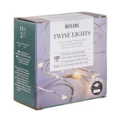 LED Lichterkette 100 Lichter Mit USB-Batteriefach TWINE LIGHTS In Silber 13 LED Lichterkette 100 Lichter Mit USB-Batteriefach TWINE LIGHTS In Silber -Möbel Store butlers led lichterkette 100 lichter mit usb batteriefach twine lights in silber 2