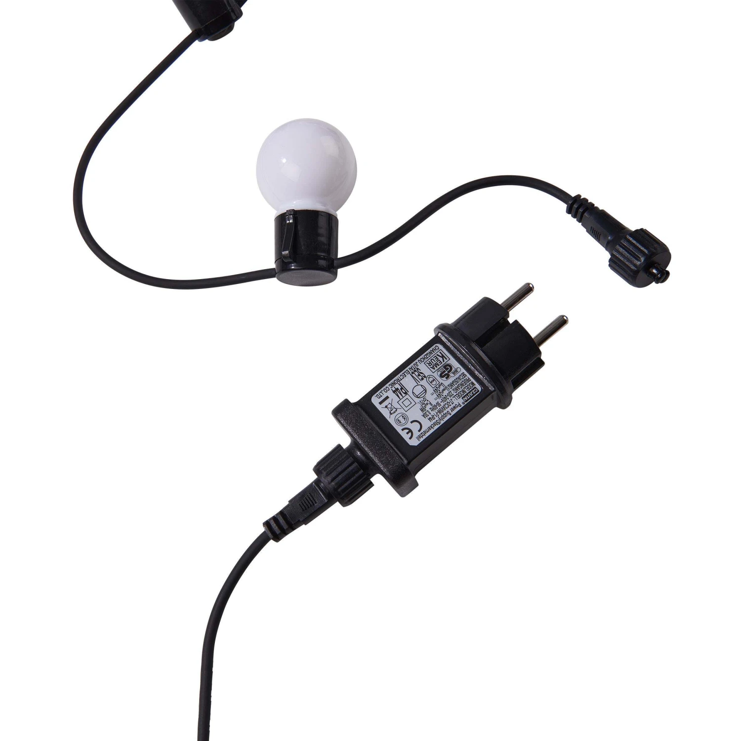 Lichterkette 24 Lichter Outdoor Länge 11m SUNSET In Schwarz-Weiß 6 Lichterkette 24 Lichter Outdoor Länge 11m SUNSET In Schwarz-Weiß – Bild 4