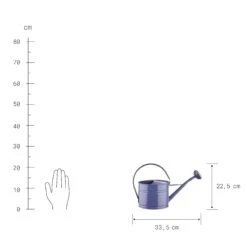Mini-Gießkanne 1,5l ZINC In Blau 8 Mini-Gießkanne 1,5l ZINC In Blau -Möbel Store butlers mini giesskanne 1 5l zinc in blau 2