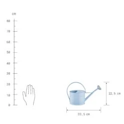 Mini-Gießkanne 1,5l ZINC In Hellblau 8 Mini-Gießkanne 1,5l ZINC In Hellblau -Möbel Store butlers mini giesskanne 1 5l zinc in hellblau 2