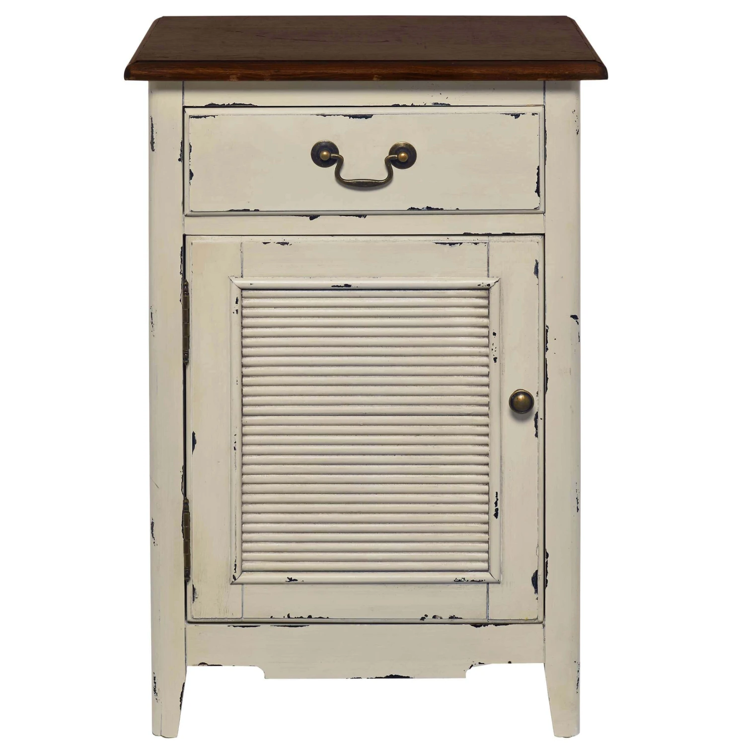 Nachttisch CABOTT COVE In Creme-Braun 4 Nachttisch CABOTT COVE In Creme-Braun – Bild 3