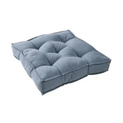 Sitzkissen L 40 X B 40cm SOLID In Blau 8 Sitzkissen L 40 X B 40cm SOLID In Blau -Möbel Store butlers sitzkissen l 40 x b 40cm solid in blau 2