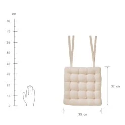 Stuhlkissen Mit Bändchen L 35 X B 37cm SOLID In Creme 8 Stuhlkissen Mit Bändchen L 35 X B 37cm SOLID In Creme -Möbel Store butlers stuhlkissen mit bandchen l 35 x b 37cm solid in creme 2