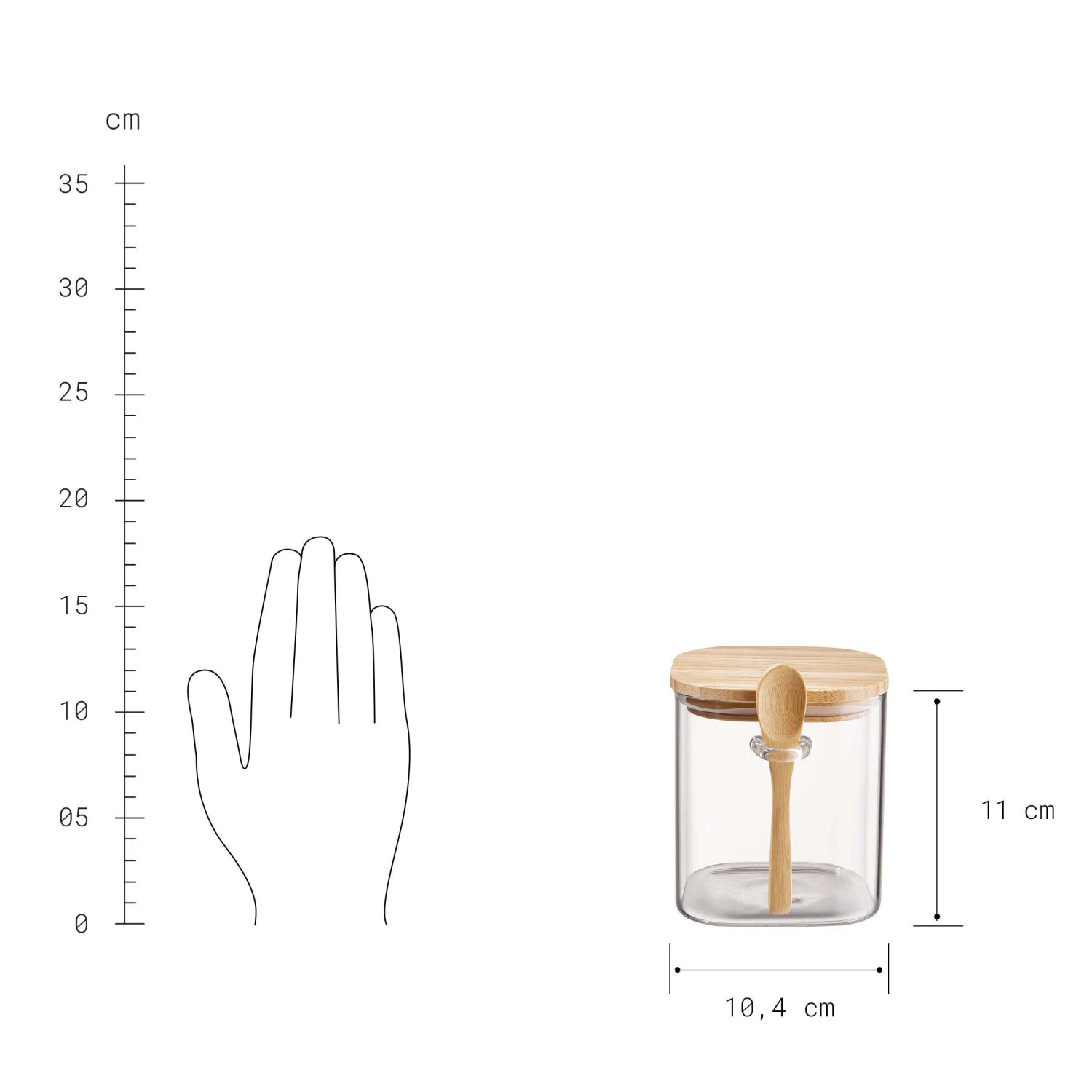 Vorratsglas-Set 2-tlg. COMPOSITION In Transparent-Natur 12 Vorratsglas-Set 2-tlg. COMPOSITION In Transparent-Natur – Bild 10