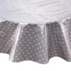 Wachstischdecke Punkte Ø 140 Cm WATERPROOF In Grau 1 Wachstischdecke Punkte Ø 140 Cm WATERPROOF In Grau -Möbel Store butlers wachstischdecke punkte o 140 cm waterproof in grau