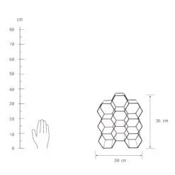 Weinregal Für 9 Flaschen L 36 X H 30cm CUBICLE In Schwarz 10 Weinregal Für 9 Flaschen L 36 X H 30cm CUBICLE In Schwarz -Möbel Store butlers weinregal fur 9 flaschen l 36 x h 30cm cubicle in schwarz 3