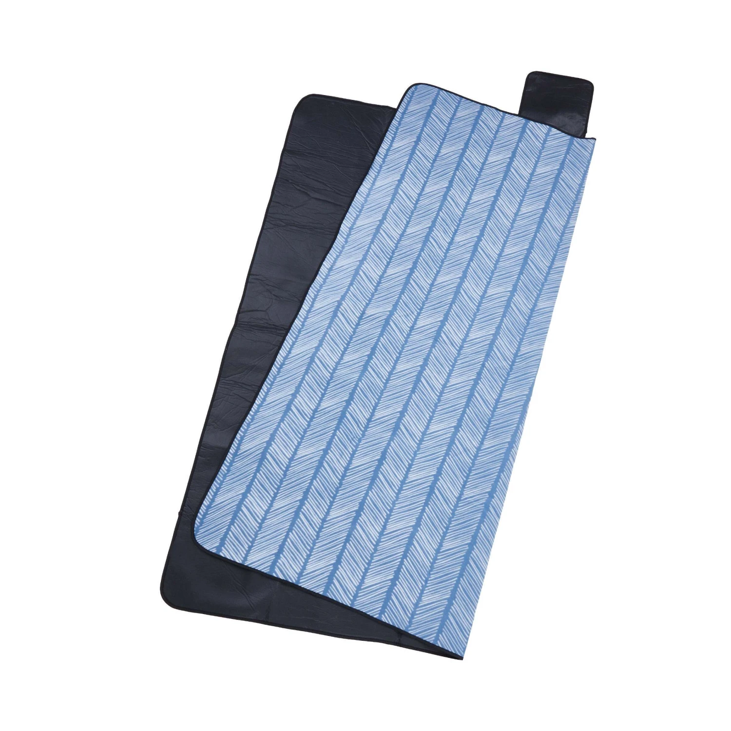 XXL-Picknickdecke Streifen L 200 X B 200cm GET TOGETHER In Blau-Weiß 6 XXL-Picknickdecke Streifen L 200 X B 200cm GET TOGETHER In Blau-Weiß – Bild 4