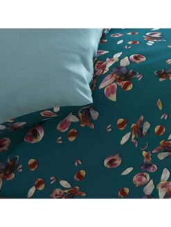 Cacharel Satin-Bettwäsche-Set "Aurore" In Petrol -Möbel Store cacharel satin bettwasche set aurore in petrol 2