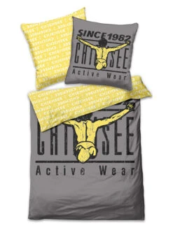 Chiemsee Renforcé-Bettwäsche-Set "Acapulco" In Grau/ Gelb 10 Chiemsee Renforcé-Bettwäsche-Set "Acapulco" In Grau/ Gelb -Möbel Store chiemsee renforce bettwasche set acapulco in grau gelb 2