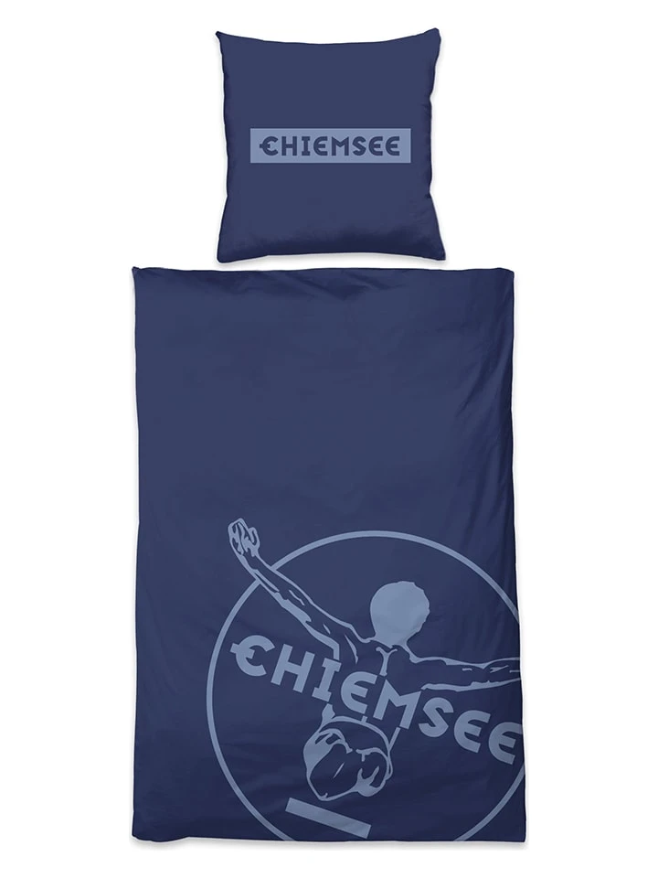 Chiemsee Renforcé-Bettwäsche-Set "Bora Bora" In Blau 3 Chiemsee Renforcé-Bettwäsche-Set "Bora Bora" In Blau