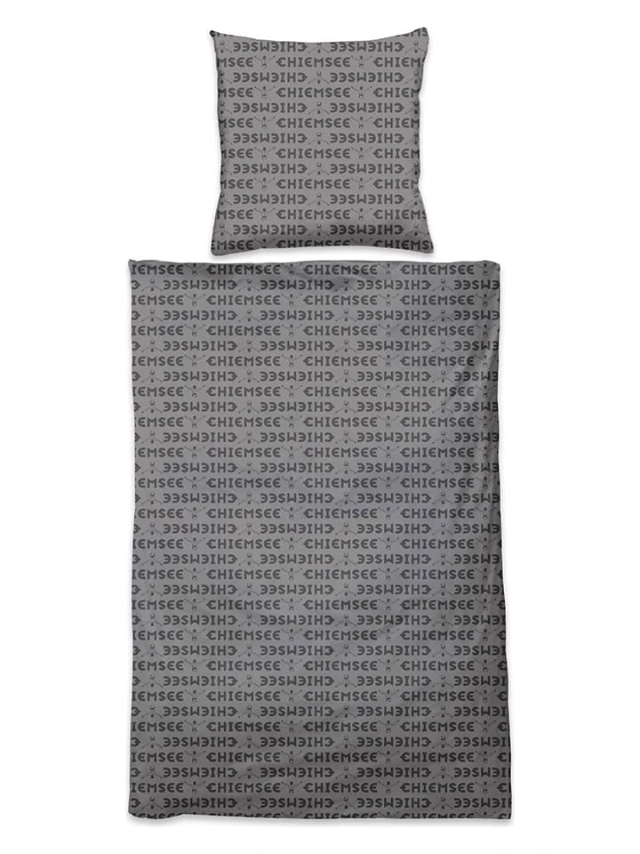 Chiemsee Renforcé-Bettwäsche-Set "Bora Bora" In Grau 4 Chiemsee Renforcé-Bettwäsche-Set "Bora Bora" In Grau – Bild 2