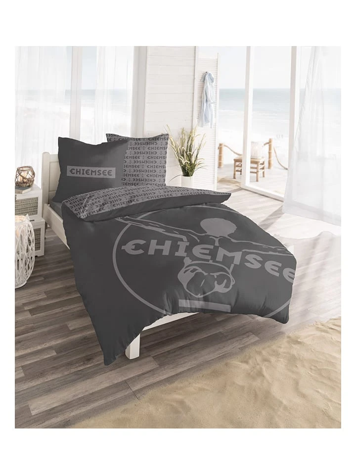 Chiemsee Renforcé-Bettwäsche-Set "Bora Bora" In Grau 6 Chiemsee Renforcé-Bettwäsche-Set "Bora Bora" In Grau – Bild 4
