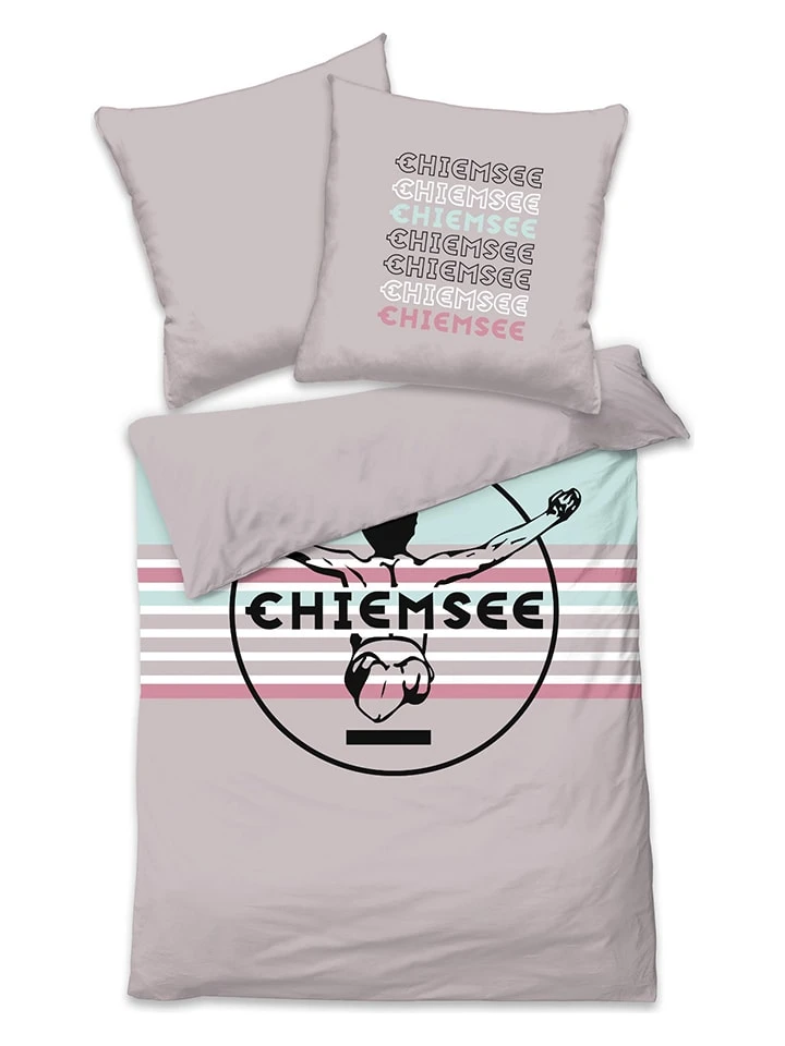 Chiemsee Renforcé-Bettwäsche-Set "Lanzarote" In Grau 5 Chiemsee Renforcé-Bettwäsche-Set "Lanzarote" In Grau – Bild 3