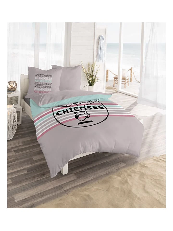 Chiemsee Renforcé-Bettwäsche-Set "Lanzarote" In Grau 6 Chiemsee Renforcé-Bettwäsche-Set "Lanzarote" In Grau – Bild 4