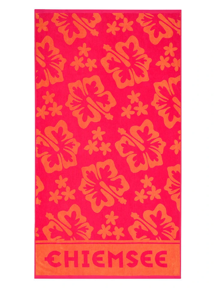 Chiemsee Strandtuch "Honolulu" In Pink/ Orange 4 Chiemsee Strandtuch "Honolulu" In Pink/ Orange – Bild 2