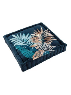 Sitzkissen "Terre Indigo" In Dunkelblau