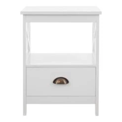 Beistelltisch Larsmo In Weiß (H)54cm (B)40cm (T)35cm 13 Beistelltisch Larsmo In Weiß (H)54cm (B)40cm (T)35cm -Möbel Store en casa beistelltisch larsmo in weiss h 54cm b 40cm t 35cm 4