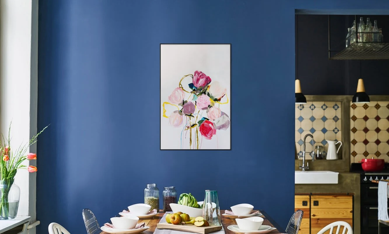 Poster In Kunststoffrahmen "Bloom 0709" In Grau & Rosa 6 Poster In Kunststoffrahmen "Bloom 0709" In Grau & Rosa – Bild 4