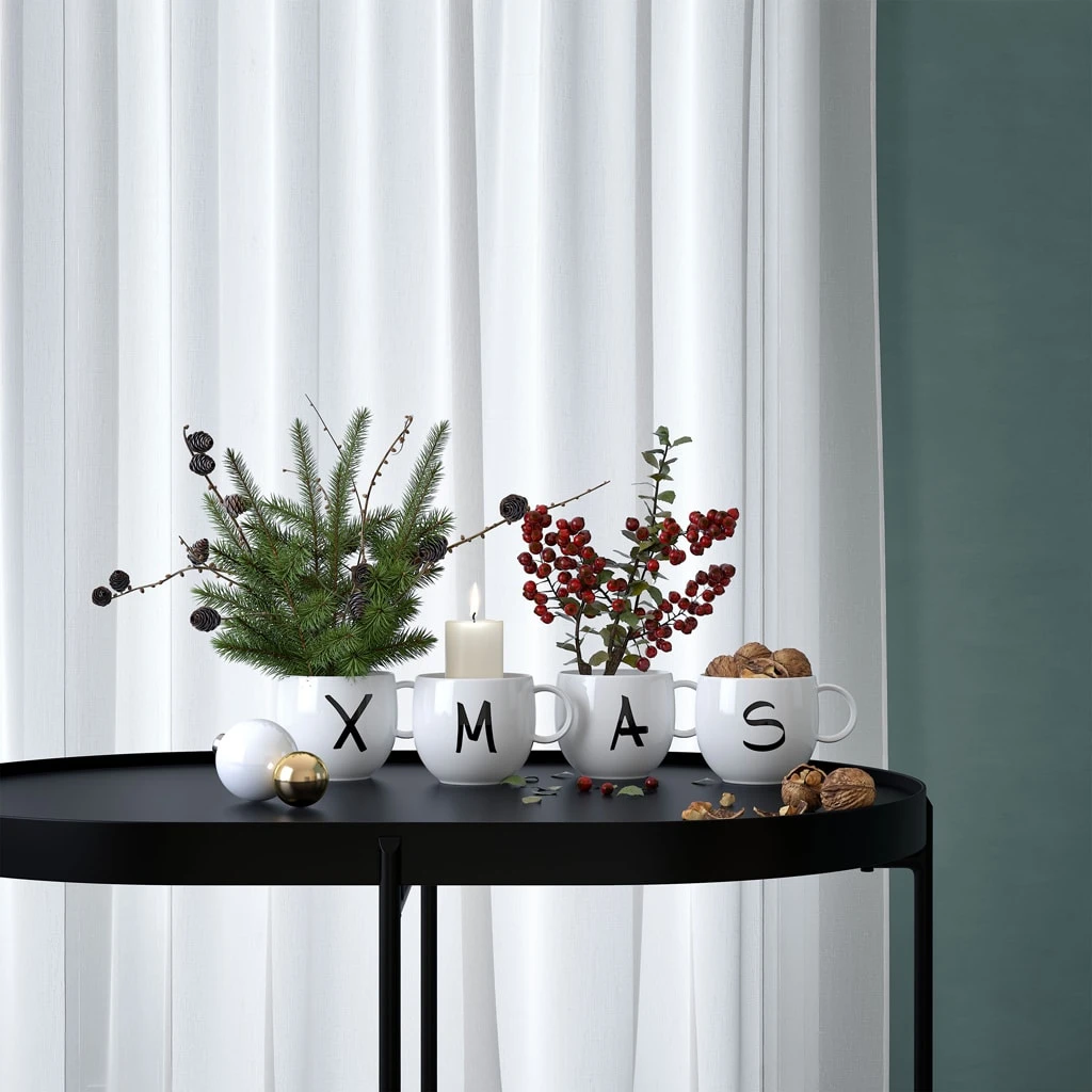 Becher S Letters In Weiß 4 Becher S Letters In Weiß – Bild 2