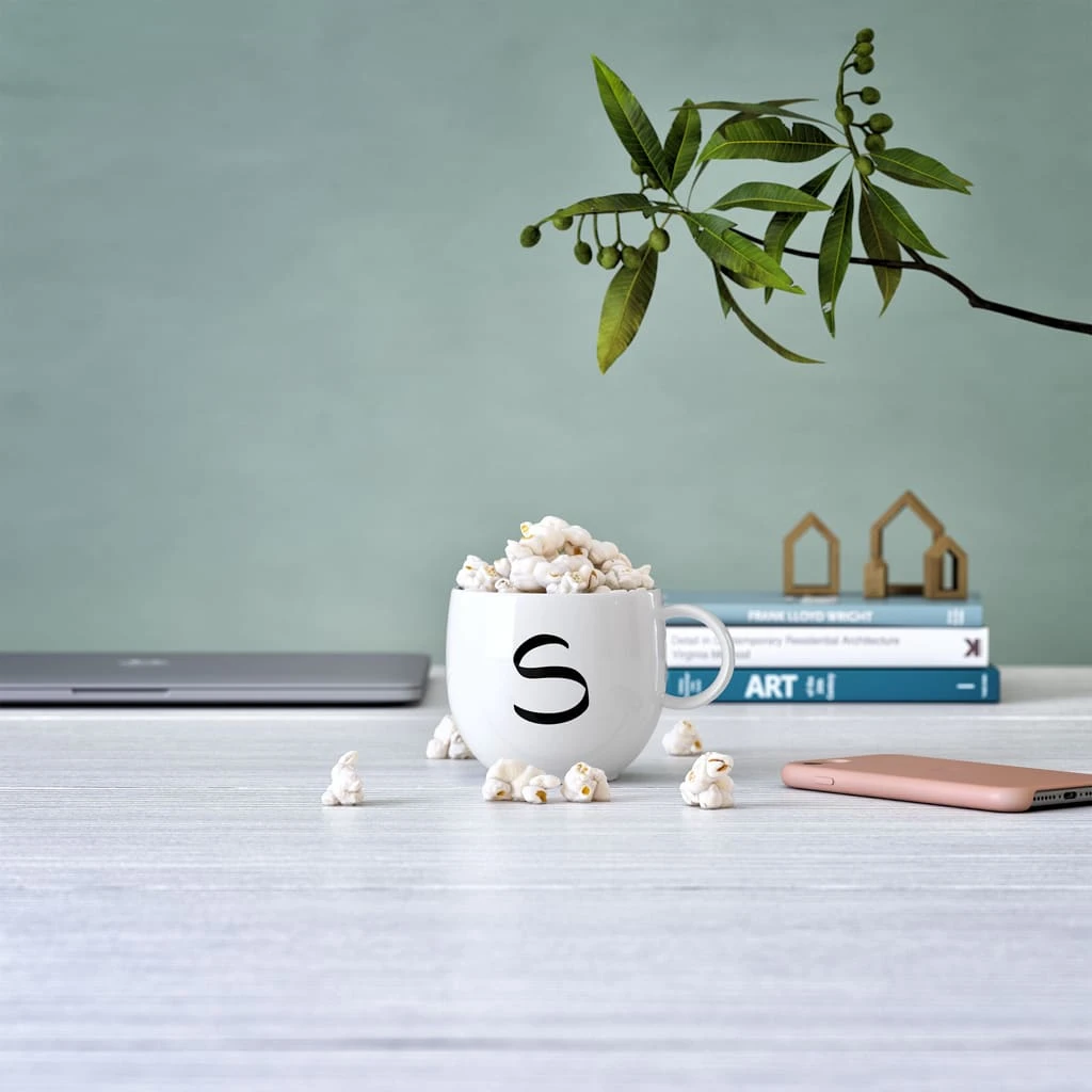 Becher S Letters In Weiß 5 Becher S Letters In Weiß – Bild 3