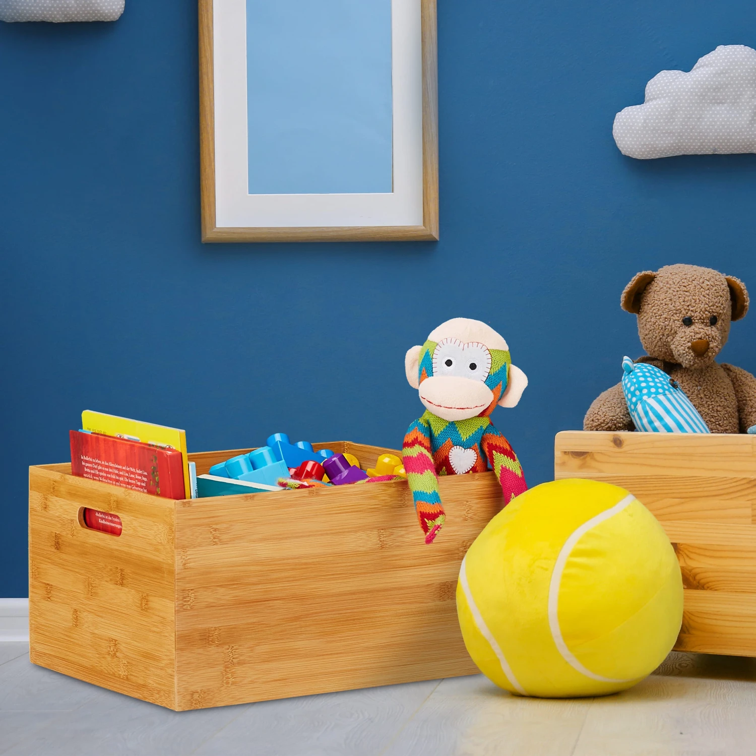 8 X Aufbewahrungskiste In Natur - (B)40 X (H)21 X (T)30 Cm 4 8 X Aufbewahrungskiste In Natur - (B)40 X (H)21 X (T)30 Cm – Bild 2