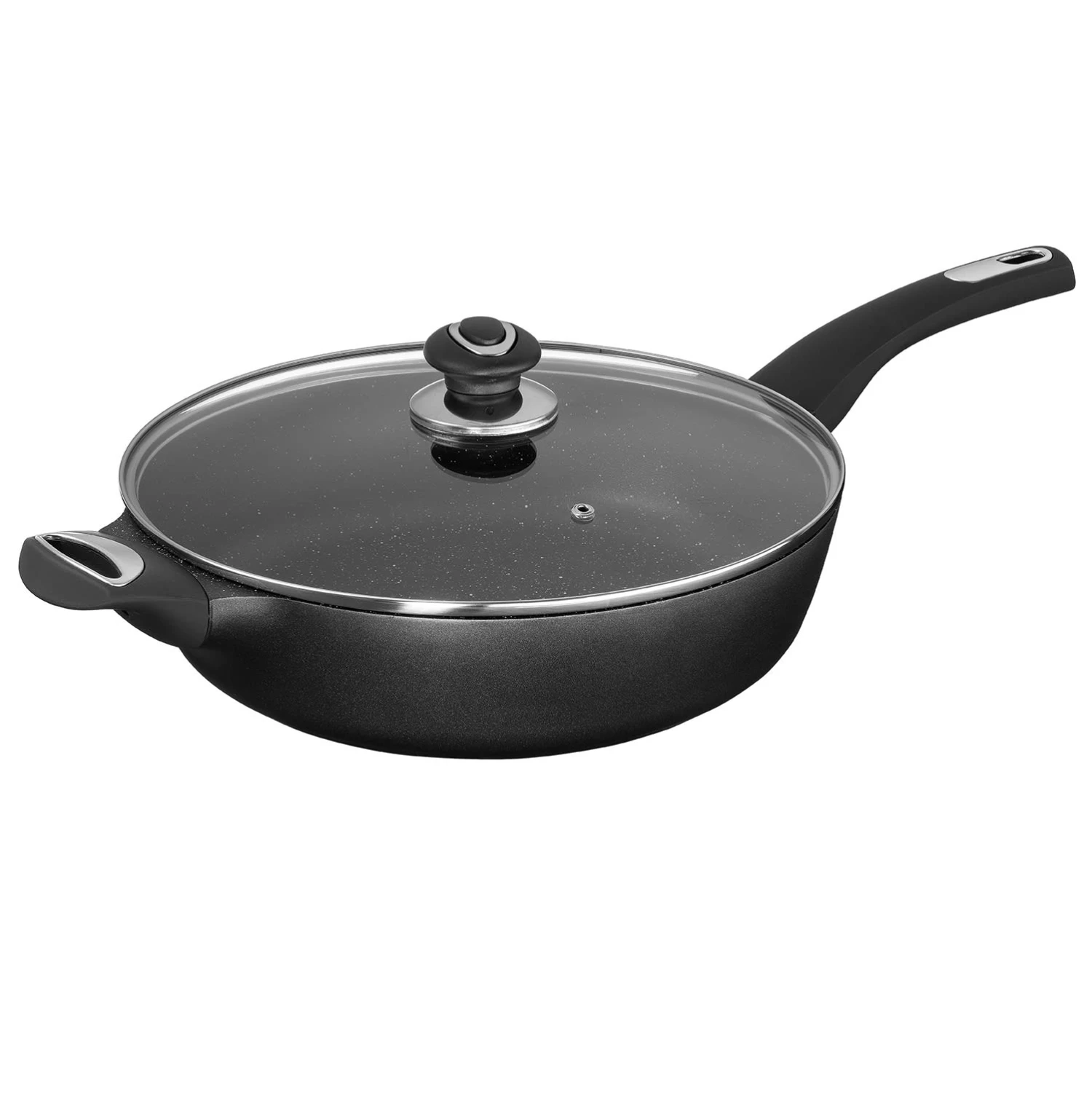 Antihaft-Aluminiumguss-Schmorpfanne Ø 30 Cm 3 Antihaft-Aluminiumguss-Schmorpfanne Ø 30 Cm